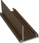 36x34 csatornásléctartó 6 m arany tölgy (új)