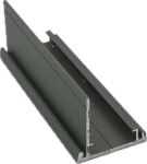 36x34 csatornásléctartó 6 m RAL9007 (új)