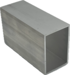 60x40x2 alu zártszelvény 6 m v=2,5 mm natur