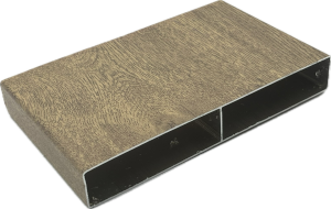 160x24 alu zártszelvény 6 m homok tölgy