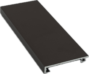 40x6 alu csavartakaró 6 m RAL8017 (új)