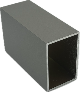 60x40x2 alu zártszelvény 6 m v=2,5 mm RAL9007